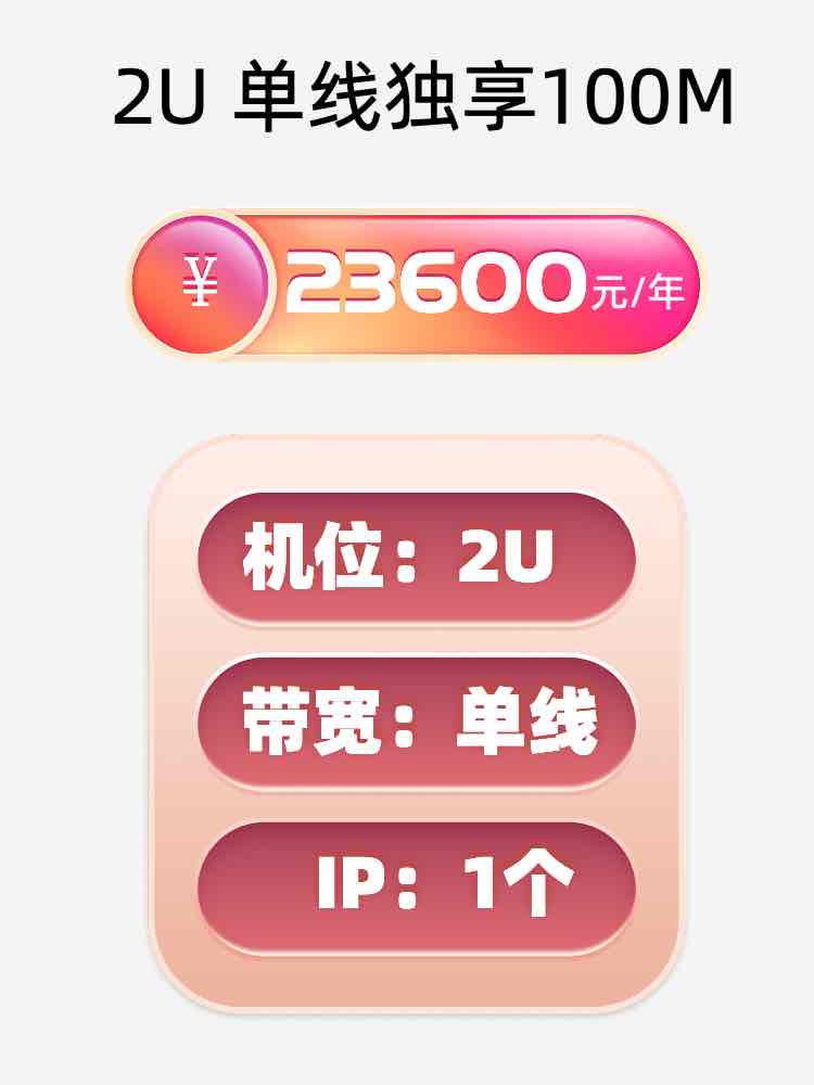 淄博单线100M服务器托管价格